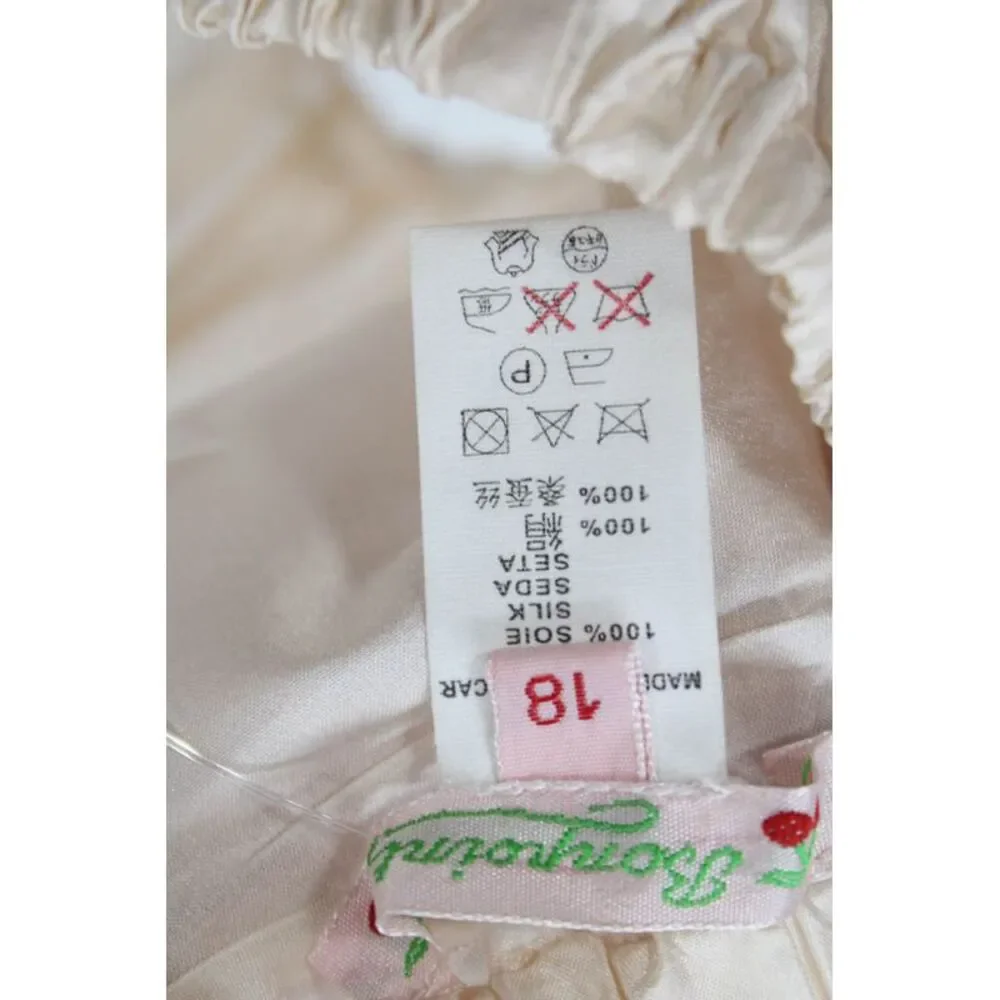 Bonpoint Girls Silk Rouched Bloomers Pink Size 18 Months